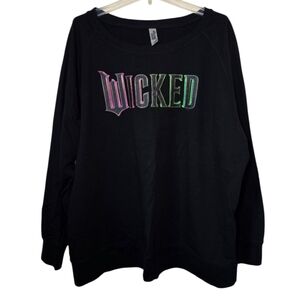 Wicked Graphic Long Sleeved Shirt Size 3XW By Instant Message
